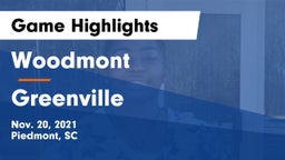 Woodmont  vs Greenville  Game Highlights - Nov. 20, 2021