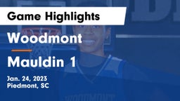 Woodmont  vs Mauldin 1 Game Highlights - Jan. 24, 2023
