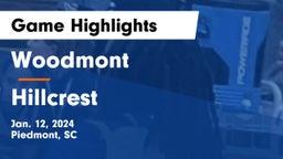 Woodmont  vs Hillcrest  Game Highlights - Jan. 12, 2024