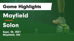 Mayfield  vs Solon  Game Highlights - Sept. 30, 2021