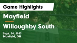 Mayfield  vs Willoughby South  Game Highlights - Sept. 26, 2023