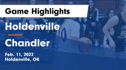 Holdenville  vs Chandler  Game Highlights - Feb. 11, 2022