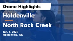 Holdenville  vs North Rock Creek  Game Highlights - Jan. 6, 2024