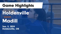 Holdenville  vs Madill  Game Highlights - Jan. 5, 2024