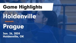 Holdenville  vs Prague  Game Highlights - Jan. 26, 2024