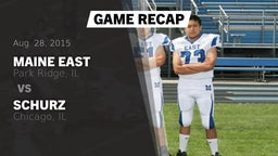 Recap: Maine East  vs. Schurz  2015