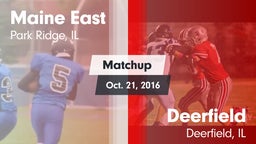 Matchup: Maine East vs. Deerfield  2016