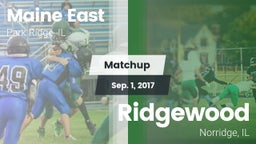 Matchup: Maine East vs. Ridgewood  2017