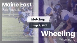 Matchup: Maine East vs. Wheeling  2017