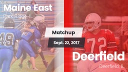 Matchup: Maine East vs. Deerfield  2017