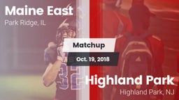 Matchup: Maine East vs. Highland Park  2018