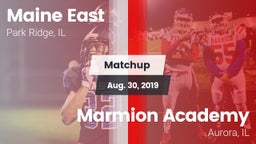 Matchup: Maine East vs. Marmion Academy  2019