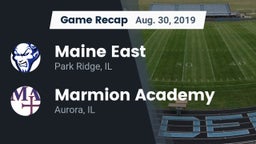 Recap: Maine East  vs. Marmion Academy  2019