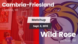 Matchup: Cambria-Friesland vs. Wild Rose  2019