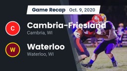 Recap: Cambria-Friesland  vs. Waterloo  2020