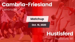 Matchup: Cambria-Friesland vs. Hustisford  2020