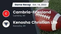 Recap: Cambria-Friesland  vs. Kenosha Christian Life  2022