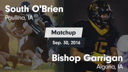 Matchup: South O'Brien vs. Bishop Garrigan  2016