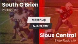 Matchup: South O'Brien vs. Sioux Central  2017