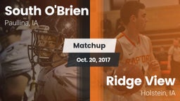 Matchup: South O'Brien vs. Ridge View  2017