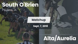 Matchup: South O'Brien vs. Alta/Aurelia 2018
