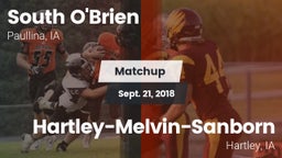 Matchup: South O'Brien vs. Hartley-Melvin-Sanborn  2018