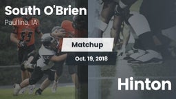 Matchup: South O'Brien vs. Hinton 2018