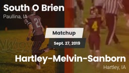 Matchup: South O Brien vs. Hartley-Melvin-Sanborn  2019