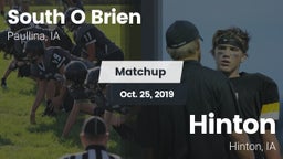 Matchup: South O Brien vs. Hinton  2019
