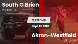 Matchup: South O Brien vs. Akron-Westfield  2020