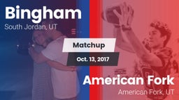Matchup: Bingham vs. American Fork  2017