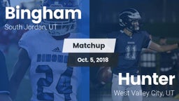Matchup: Bingham vs. Hunter  2018