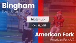 Matchup: Bingham vs. American Fork  2018