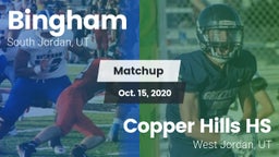 Matchup: Bingham vs. Copper Hills HS 2020