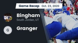 Recap: Bingham  vs. Granger 2020