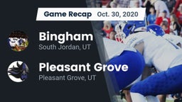 Recap: Bingham  vs. Pleasant Grove  2020