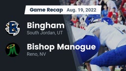 Recap: Bingham  vs. Bishop Manogue  2022