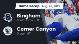 Recap: Bingham  vs. Corner Canyon  2022
