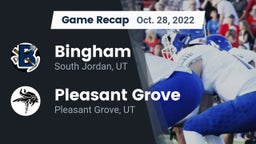 Recap: Bingham  vs. Pleasant Grove  2022