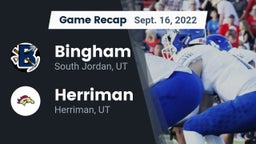 Recap: Bingham  vs. Herriman  2022