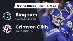 Recap: Bingham  vs. Crimson Cliffs  2023