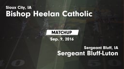 Matchup: Bishop Heelan Cathol vs. Sergeant Bluff-Luton  2016
