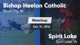 Matchup: Bishop Heelan Cathol vs. Spirit Lake  2016