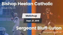 Matchup: Bishop Heelan Cathol vs. Sergeant Bluff-Luton  2019
