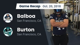 Recap: Balboa  vs. Burton  2018