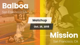 Matchup: Balboa vs. Mission  2018