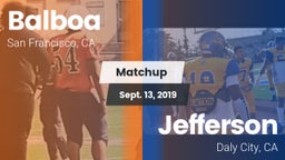 Matchup: Balboa vs. Jefferson  2019