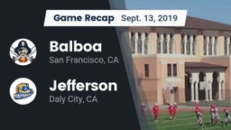 Recap: Balboa  vs. Jefferson  2019