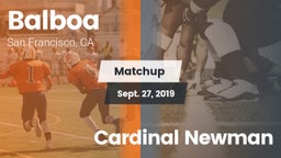 Matchup: Balboa vs. Cardinal Newman  2019