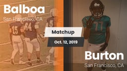 Matchup: Balboa vs. Burton  2019